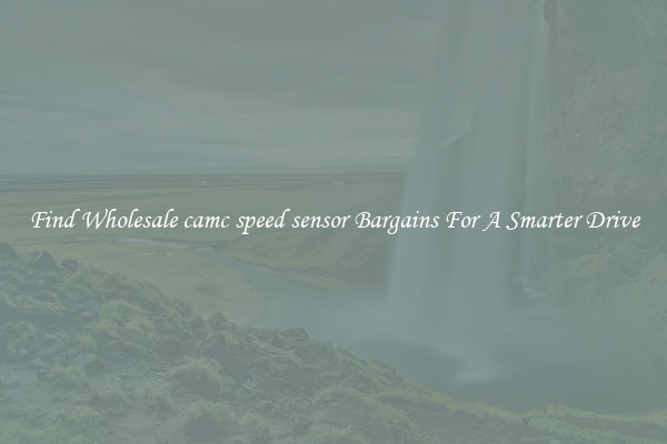 Find Wholesale camc speed sensor Bargains For A Smarter Drive