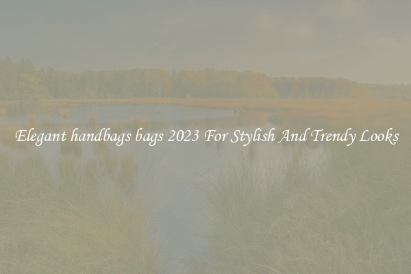 Elegant handbags bags 2023 For Stylish And Trendy Looks