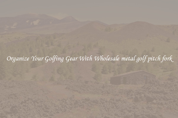 Organize Your Golfing Gear With Wholesale metal golf pitch fork
