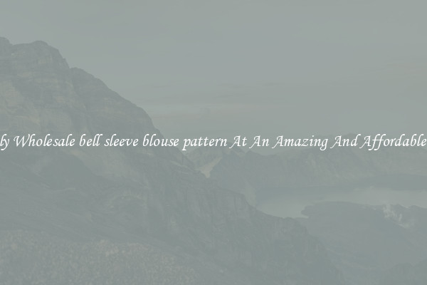 Lovely Wholesale bell sleeve blouse pattern At An Amazing And Affordable Price