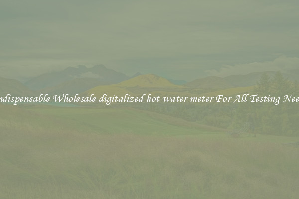 Indispensable Wholesale digitalized hot water meter For All Testing Needs