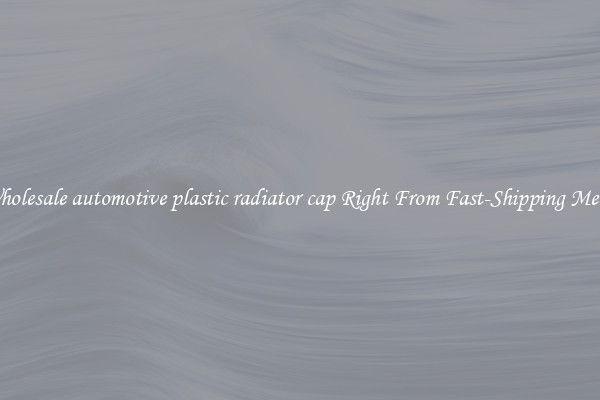 Buy Wholesale automotive plastic radiator cap Right From Fast-Shipping Merchants