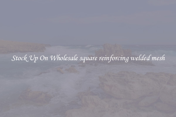 Stock Up On Wholesale square reinforcing welded mesh