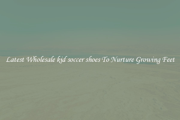 Latest Wholesale kid soccer shoes To Nurture Growing Feet