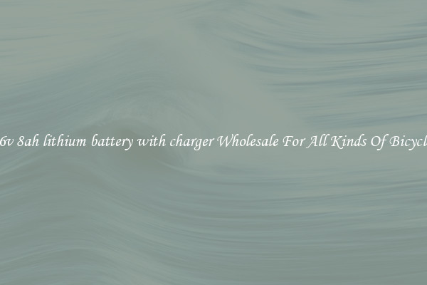 36v 8ah lithium battery with charger Wholesale For All Kinds Of Bicycles