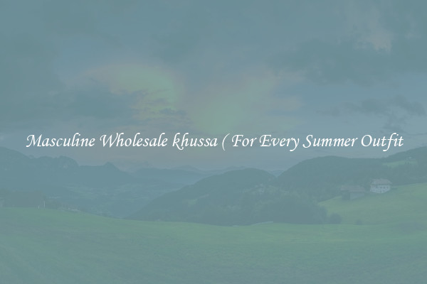 Masculine Wholesale khussa ( For Every Summer Outfit
