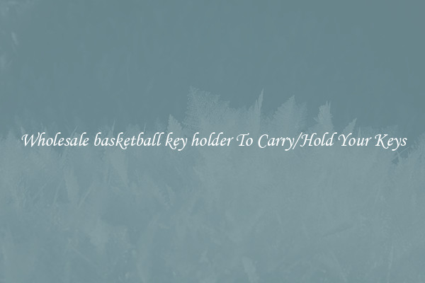 Wholesale basketball key holder To Carry/Hold Your Keys